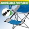 Wakeman Camping Chair with Foot Rest - 300lb Capacity Chair with Cupholder & Cooler by Wakeman Blue 75-CMP1124 - alternate 4